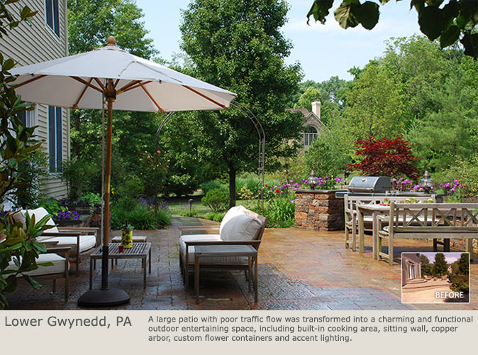Landscape design and installation in Lower Gwynedd, PA